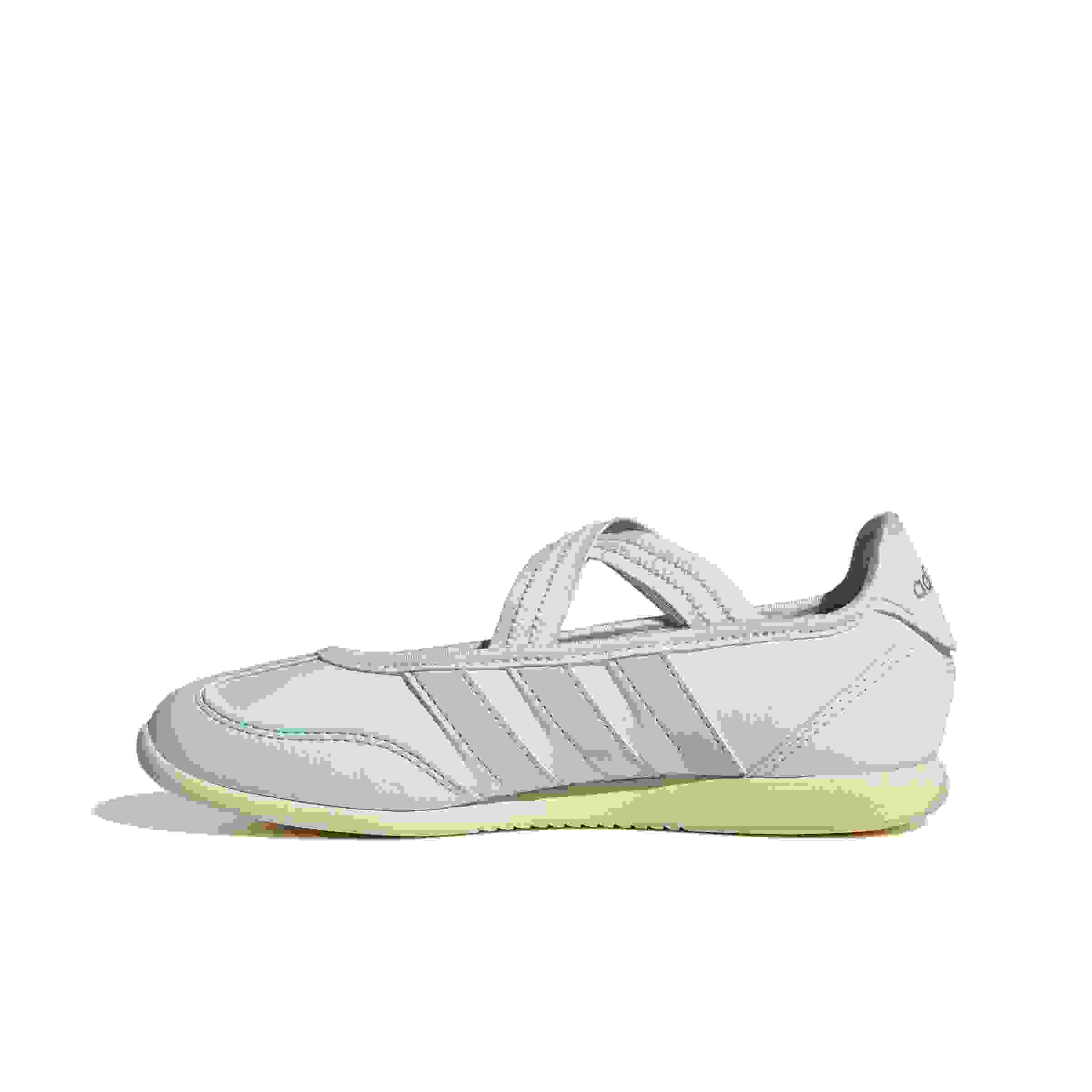 adidas Barreda Mary Jane Grade School Girls' "Core White/Halo Mint/Warm Vanilla" Shoe